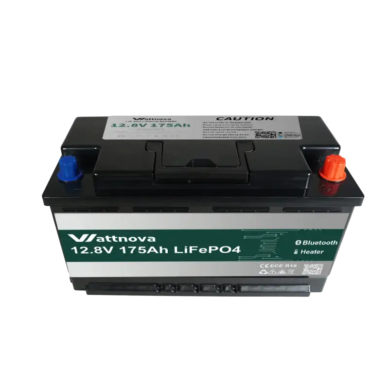 12.8V 175AH Lithium Battery LiFePO4 Smart BMS with Bluetooth Heating Motorhome Underseat IP67